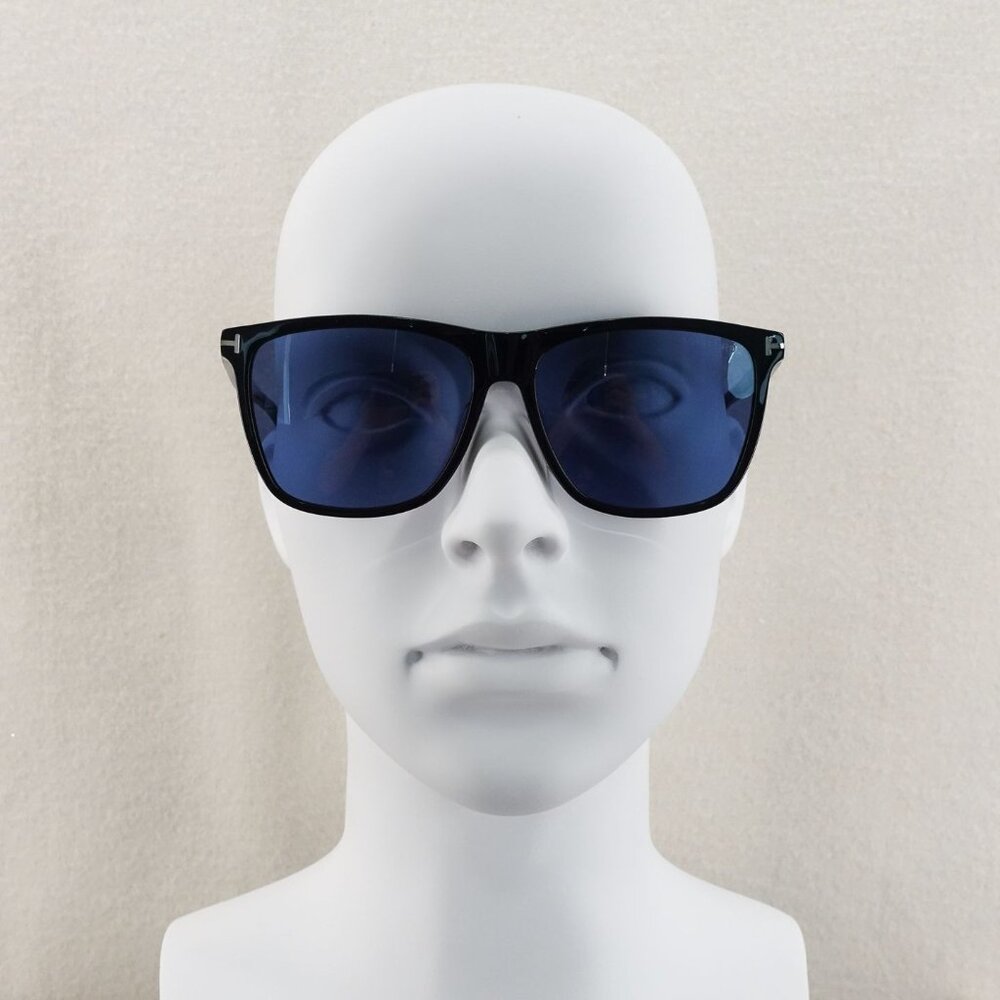 Tom Ford TF0832 Fletcher Square Sunglasses Blue Black OS - Picture 13 of 16